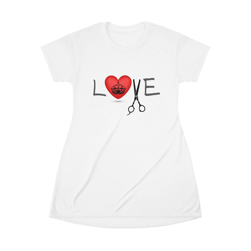 Thumbnail: Scissor Love T-Shirt Dress