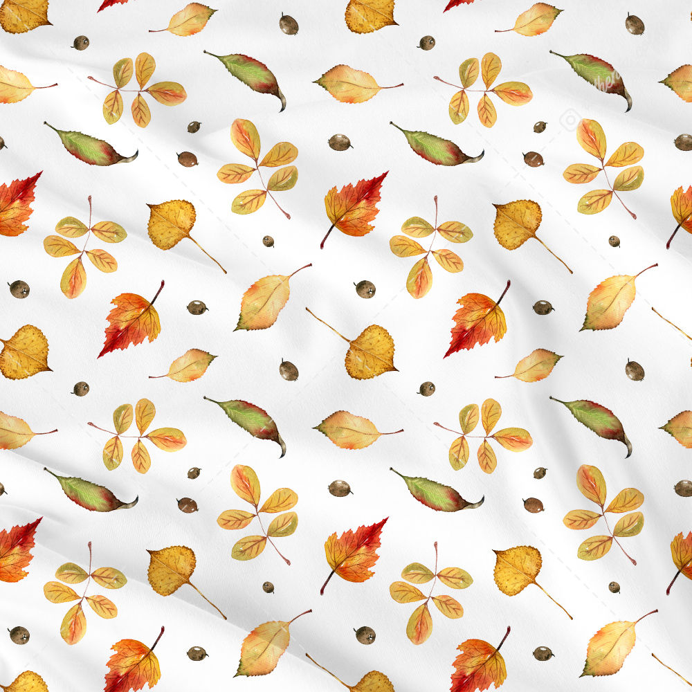 190904. Golden Leaves (on white)