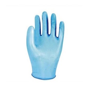 vinyl blue industrial disposable gloves