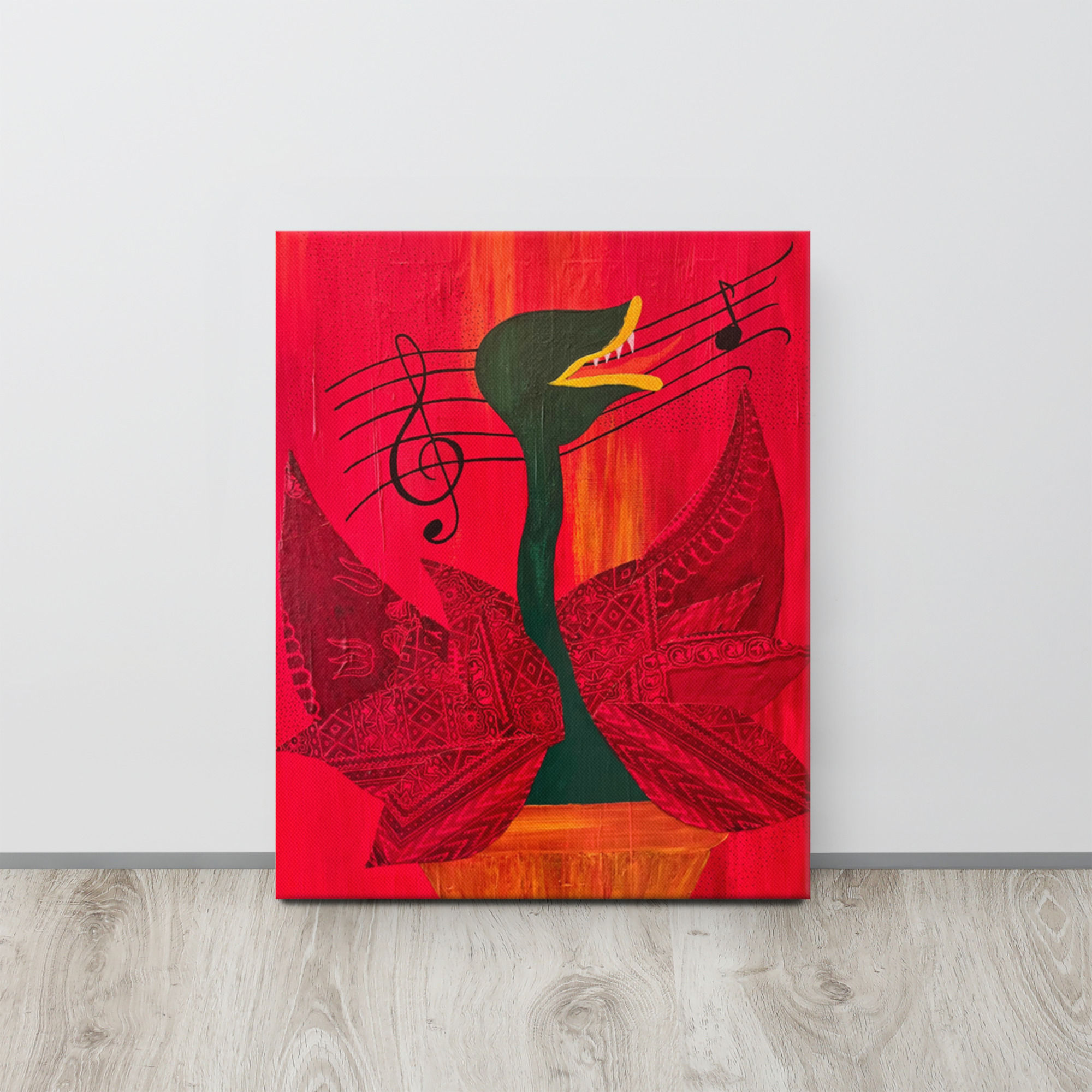 "Audrey 2" Thin Canvas Print