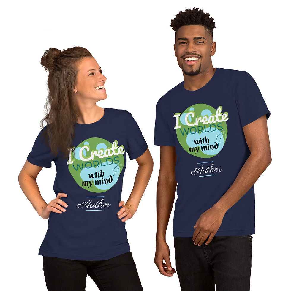 Thumbnail: I Create (Author) Short-Sleeve Unisex T-Shirt   