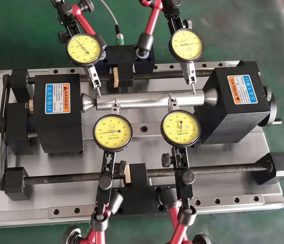 Precision runout testing for 4x4 bolt-on portal axle shafts