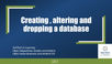 CREATE, ALTER and DROP SQL Database | SQL Server Tutorial