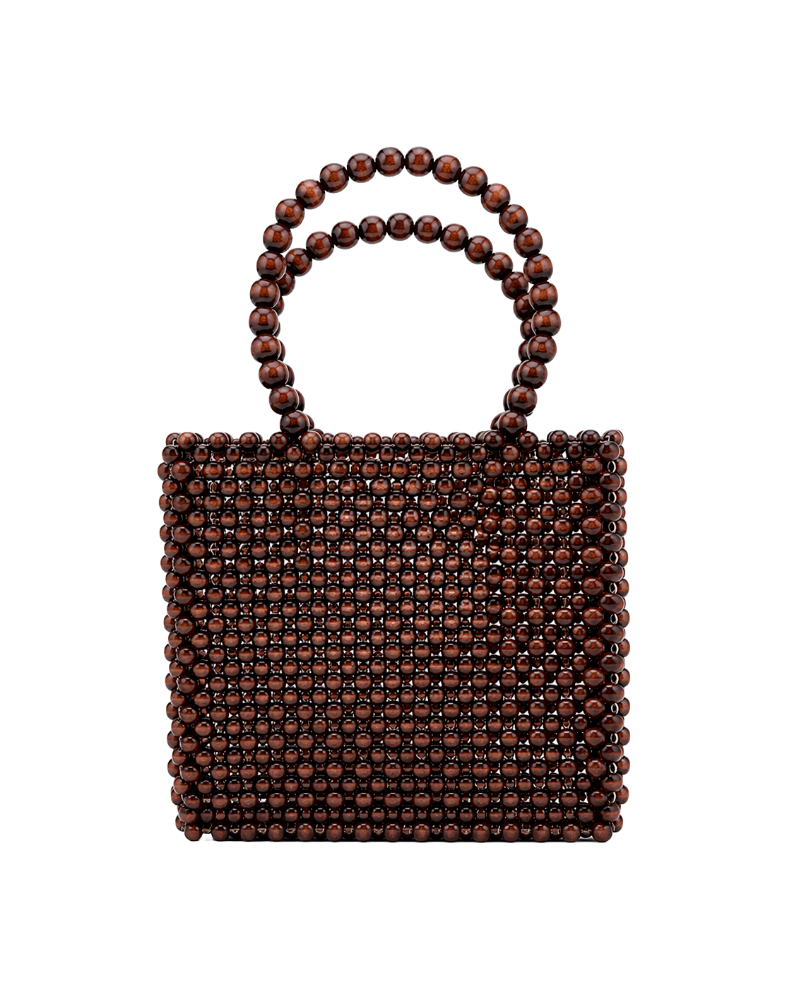 Beaded Bag - Cesta Madeira Dark