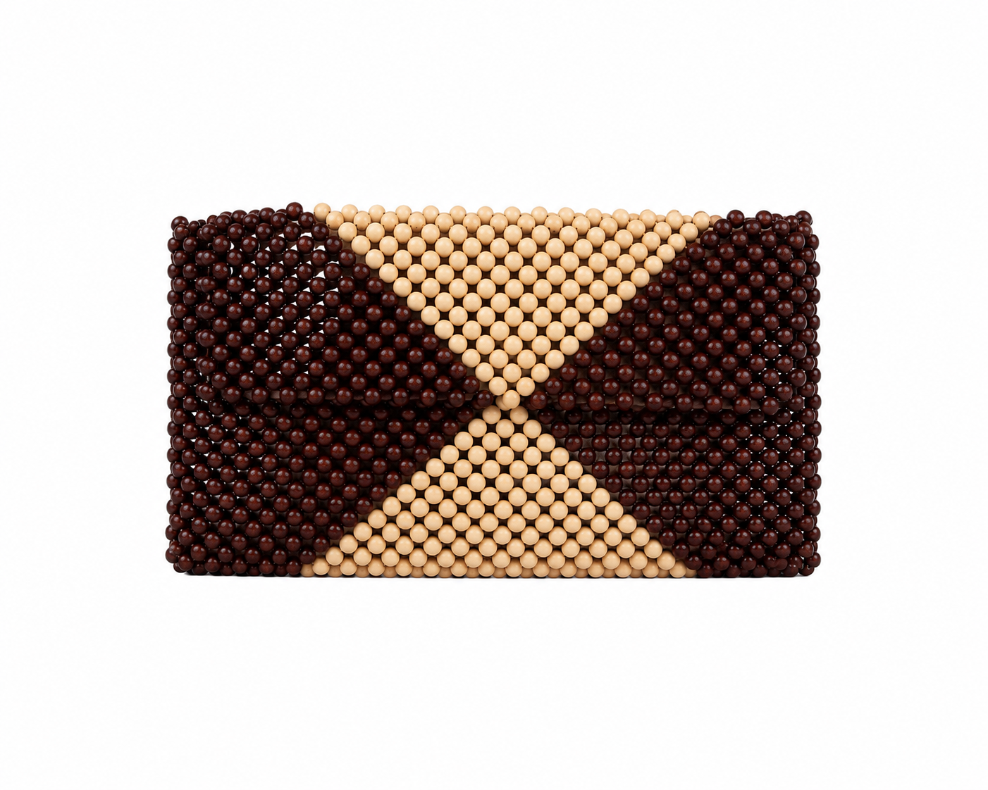 Beaded Bag - Clutch Duo Madeira Dark