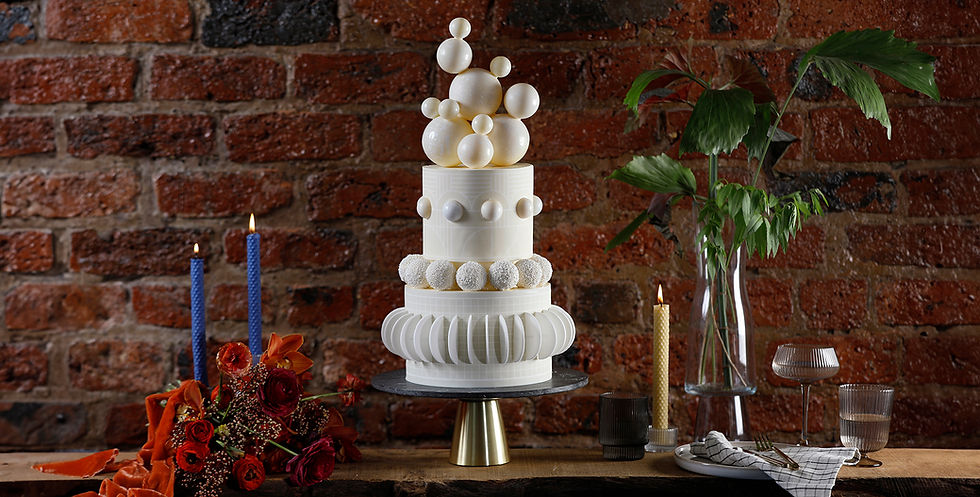 A.R.D Bakery white wedding cake