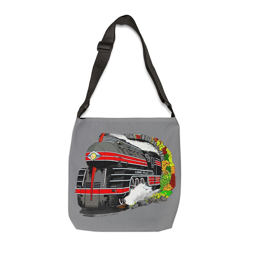 Black Diamond Steam Locomotive Tote Bag_Front