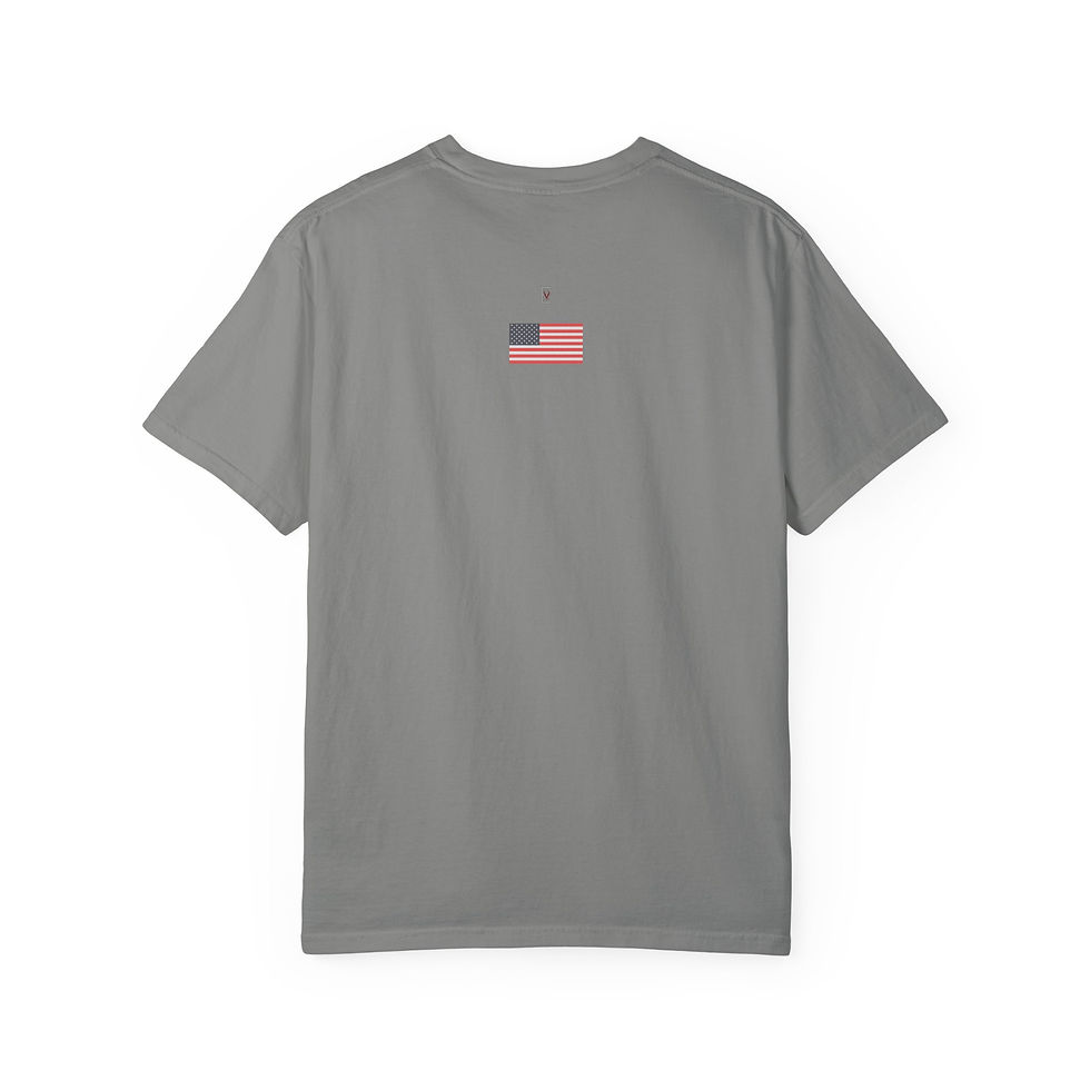 Thumbnail: Number 885 Patriotic DL and W Railroad Steam Locomotive Comfort Color_T-shirt