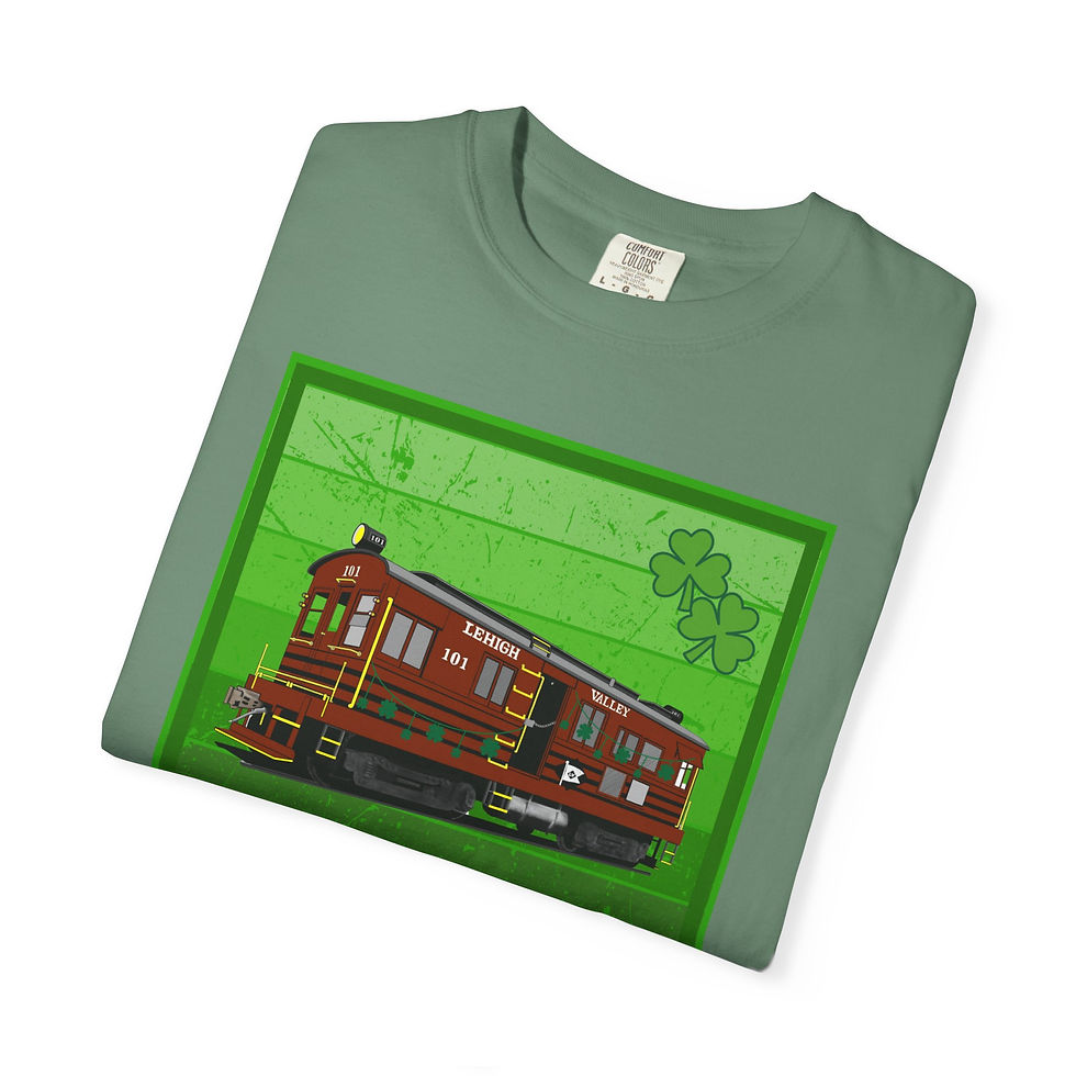 Thumbnail: Number 101 Lehigh Valley Red Motorcar_St Patrick's Day Tee