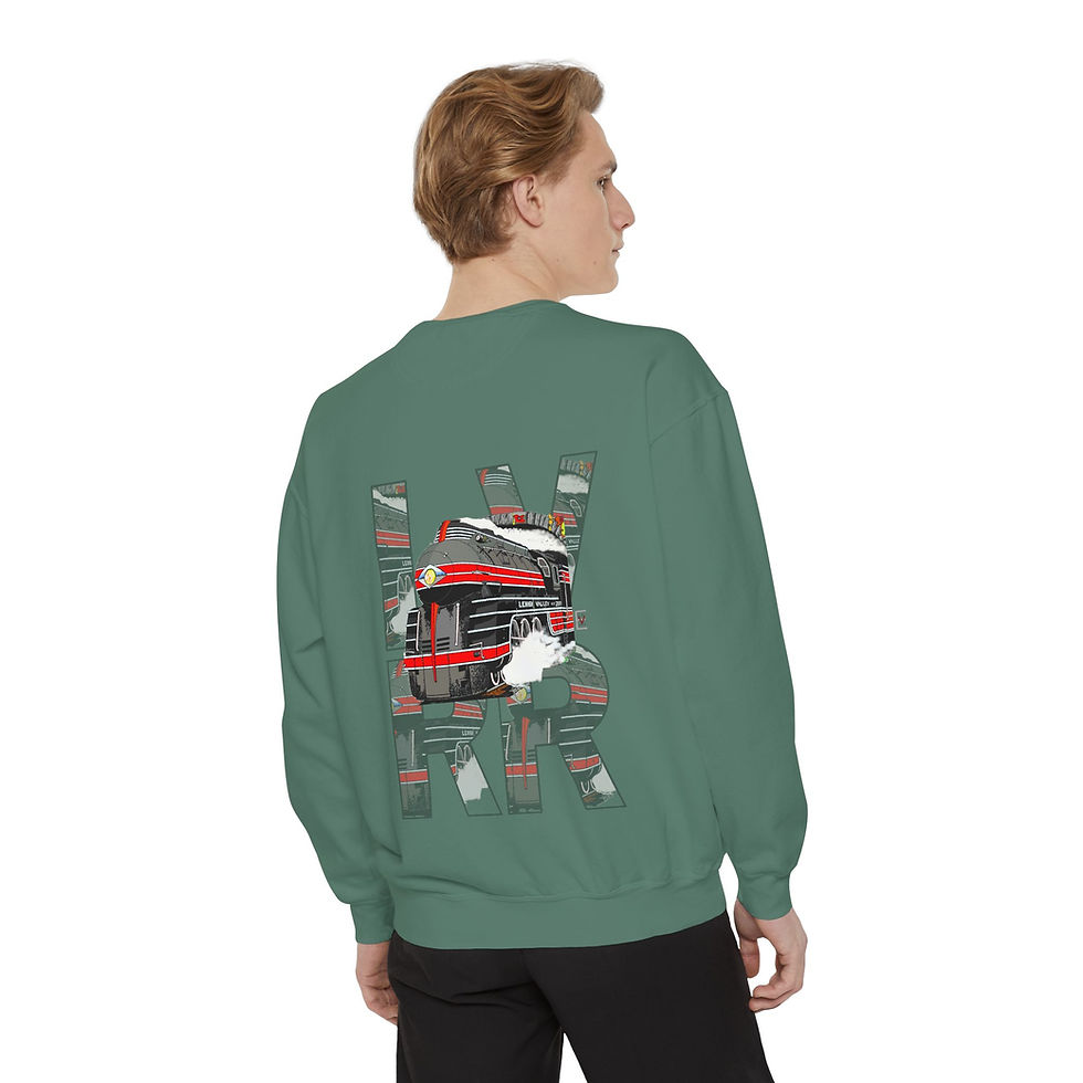 Thumbnail: Number 2089 Lehigh Valley Railroad (LVRR) Black Diamond Sweatshirt
