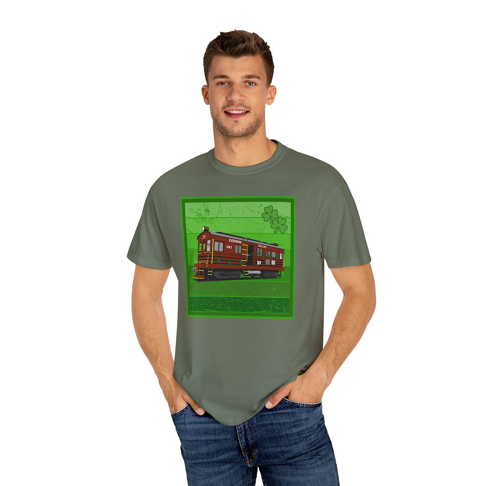 Thumbnail: Number 101 Lehigh Valley Red Motorcar_St Patrick's Day Tee