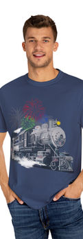 Number 885 Patriotic DL and W Railroad T-Shirt