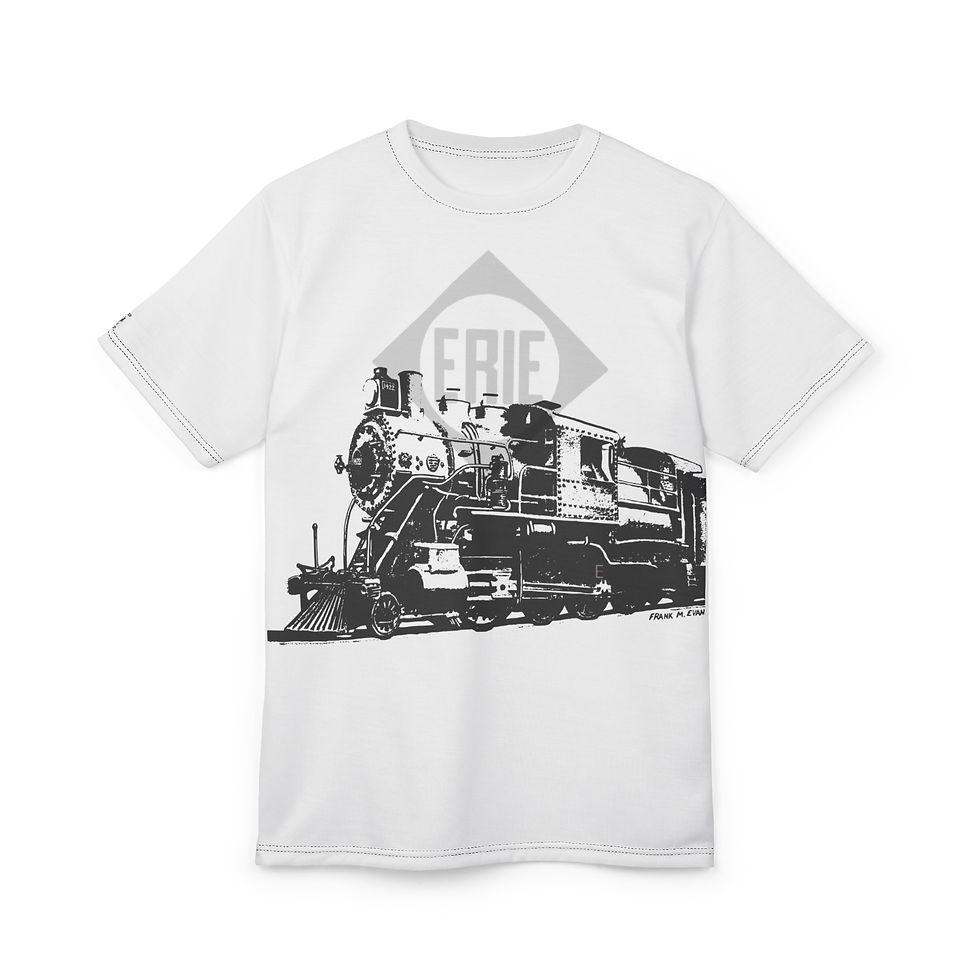 Thumbnail: Number 1422 Erie Steam Locomotive_Short Sleeve TShirt