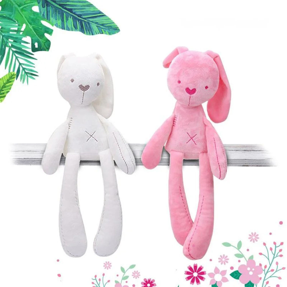 Long-Legged Sleepy Bunny Plush