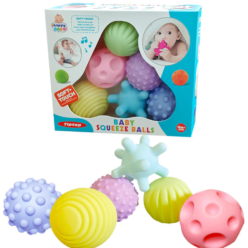 Sensory Soft-Texture Squeeze Ball Set
