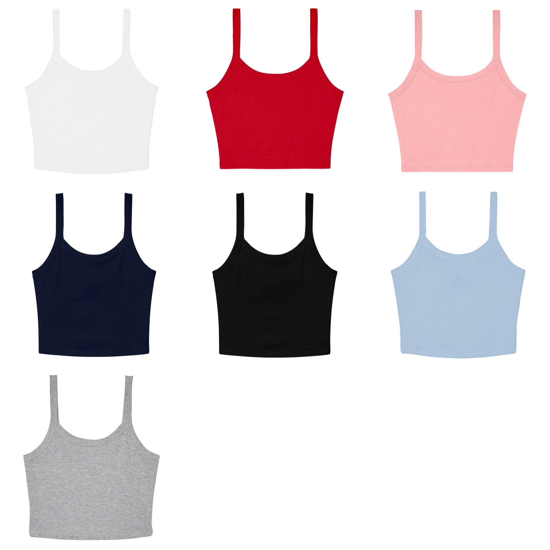 Ladies Rib Strap Vest