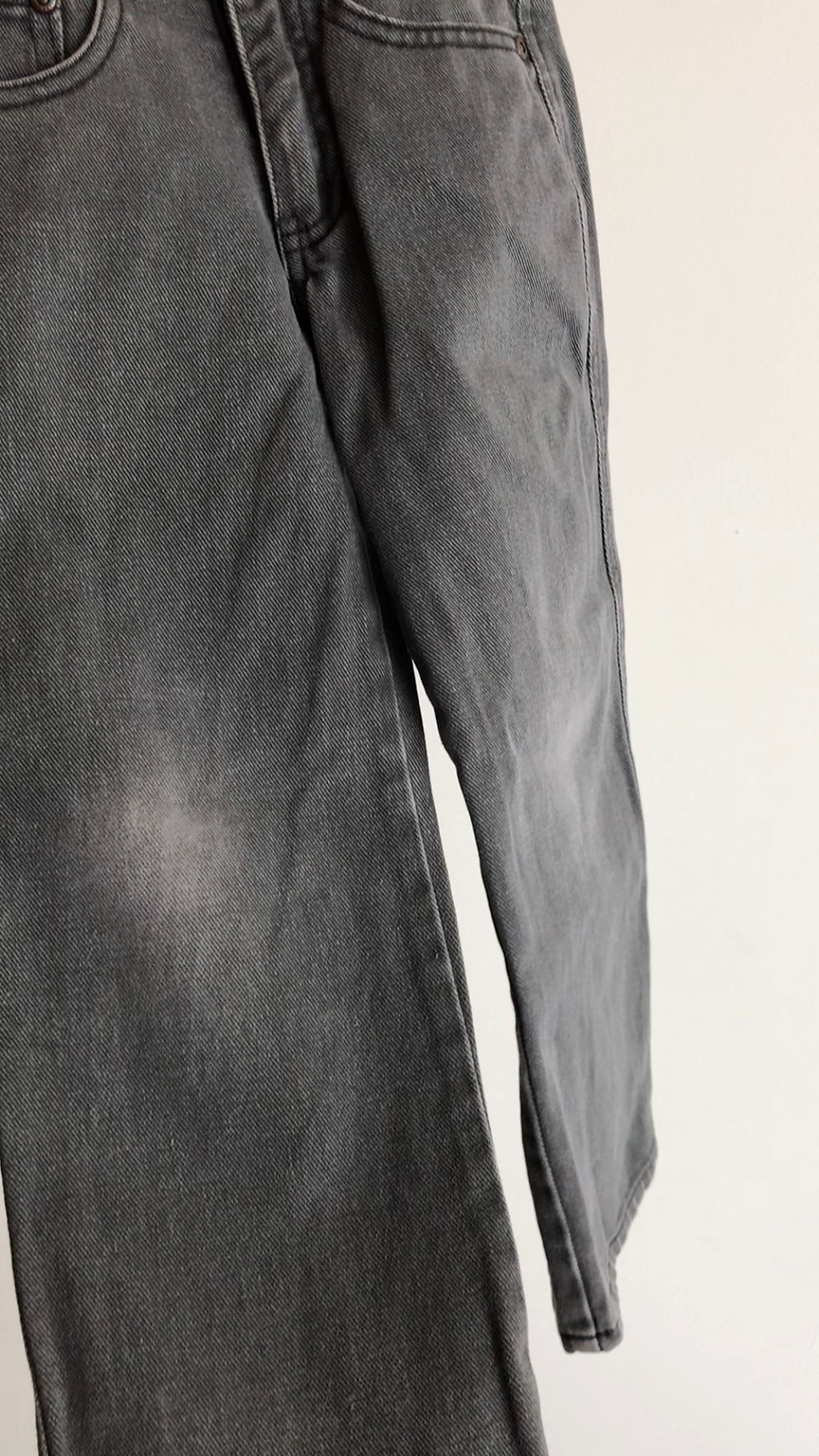 Thumbnail: VTG? GREY DENIM JEANS - SIZE 5 SLIM (kids)