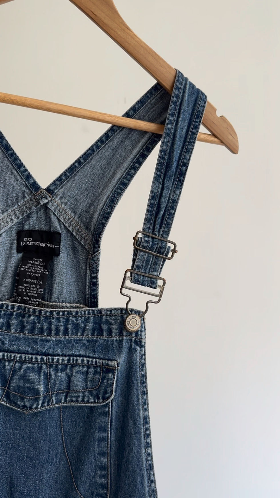 Thumbnail: Y2K ERA DENIM OVERALLS - SIZE XL JUNIORS