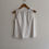 Thumbnail: WHITE LINEN BLEND EMBROIDERED TANK - SIZE PETITE SMALL