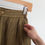 Thumbnail: HAND-DYED STRIPED LINEN SKIRT - 25” WAIST