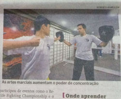 Matéria no Jornal Diário de PE