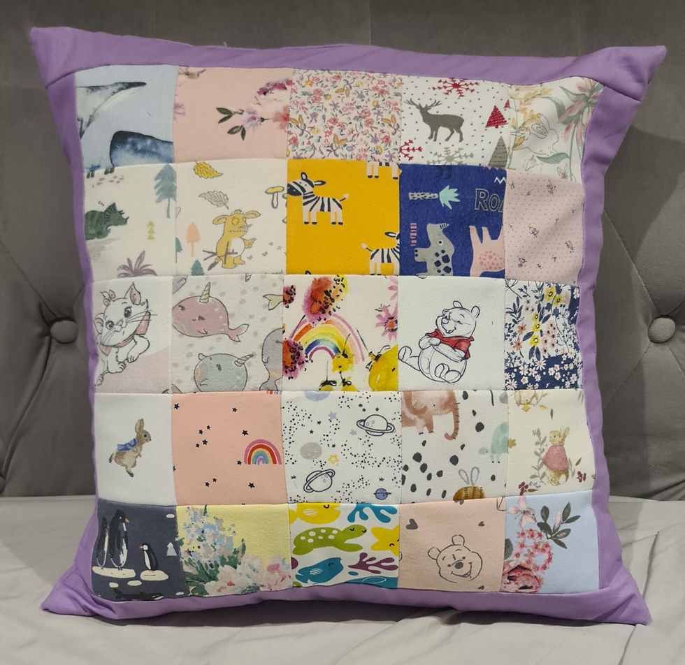 Thumbnail: Patchwork cushion 18"