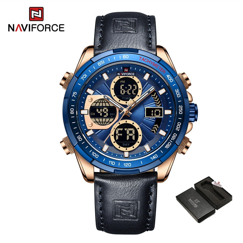 Thumbnail: Military Men Luxury Sports Chronograph ​Waterproof Quartz Wrist Watch
