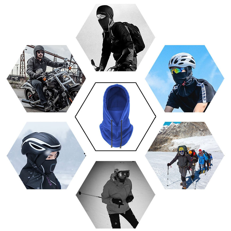 Thumbnail: Cycling Ski Balaclava Winter Windproof Outdoor Cold Padded Hood Cap