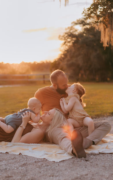 orlando family photography session at sunset