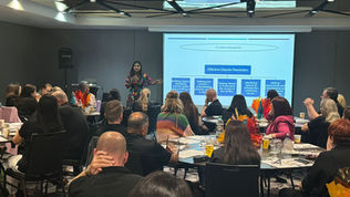 Shiv Martin presenting at a seminar on Conciliation and dispute resolution