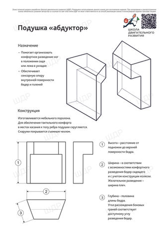 Подушка “абдуктор”