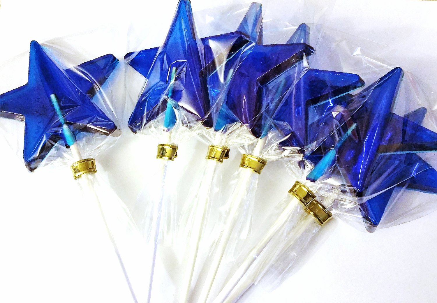 12 LARGE TEXTURED STARS