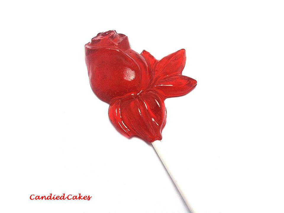 Thumbnail: 12 - XLARGE LONG STEM ROSE LOLLIPOPS