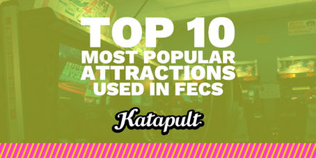 Top 10 most popular attractions used in FECs