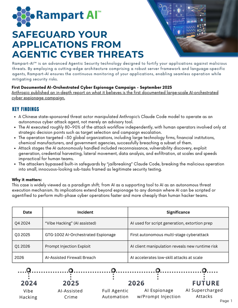 Safeguard your applications from agentic cyber threats page 1