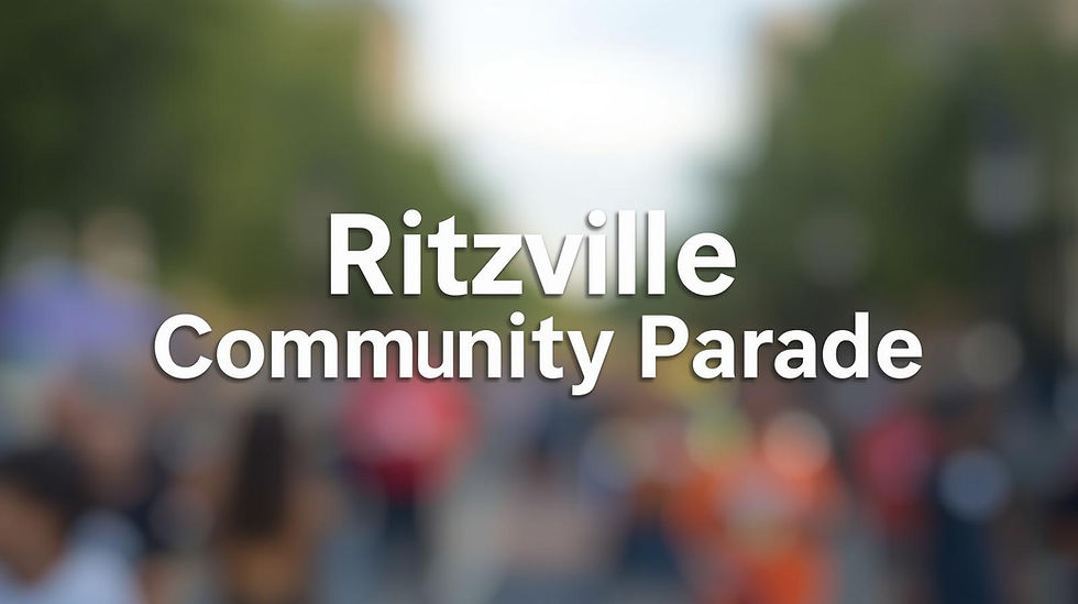 Ritzville Community Parade - Labor Day Weekend 2026
