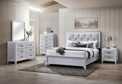 Panel Bed with Mattress