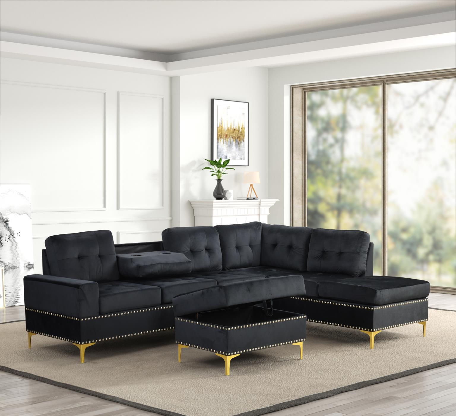 2pc Reversible Sectional