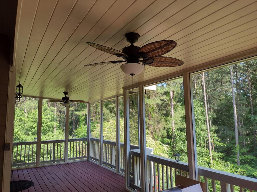 Covered Deck Renovation.