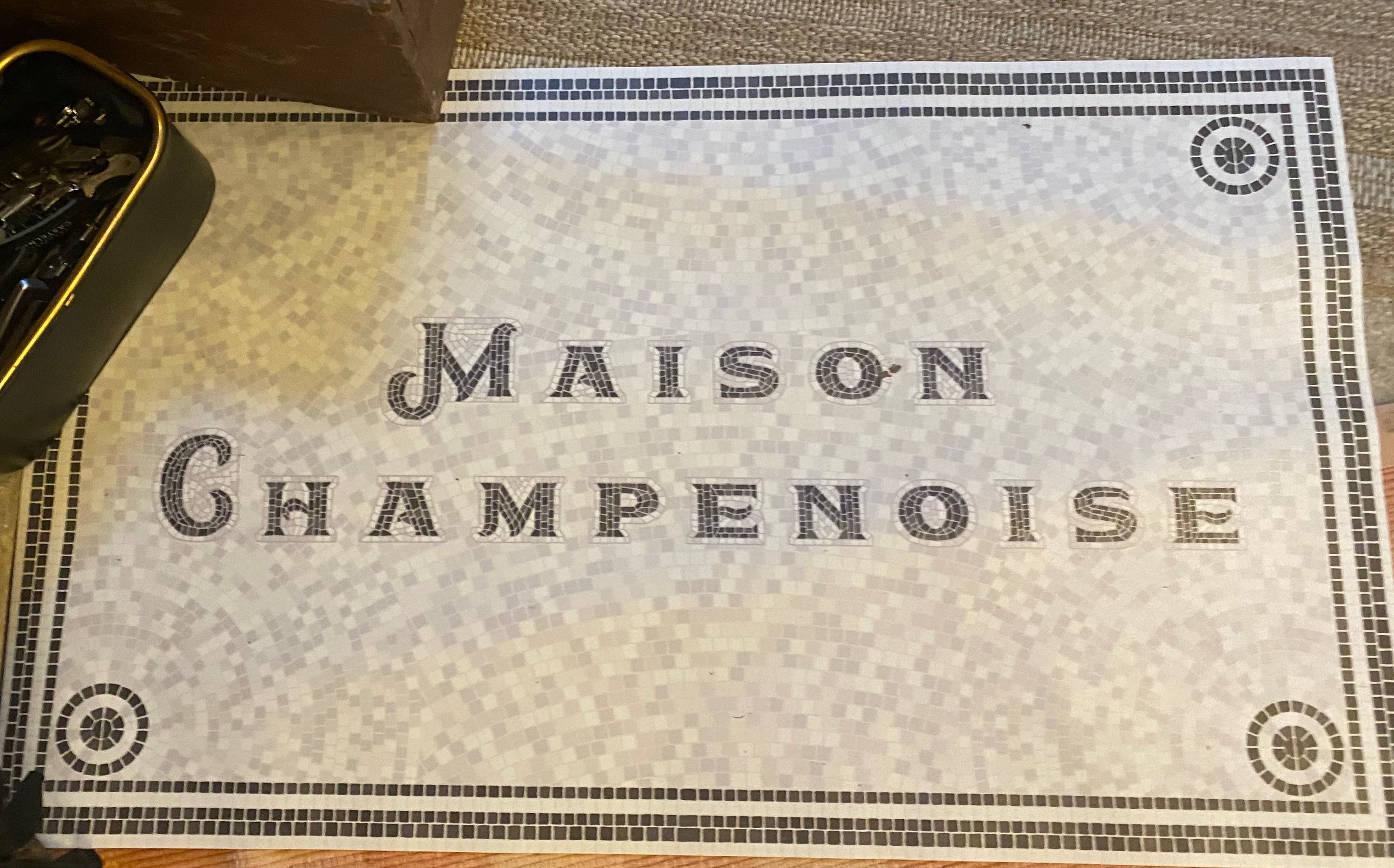 Tapis vynil Maison Champenoise