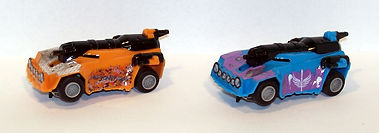 Micro Scalextric Set G1153 Rampage Flaming Fury orn,Gry Colbolt Crusher Blu,pnk 2019.JPG