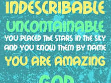 One God...Many Names...Amazing