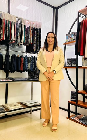 Merita Tucker, Managing Director of Accrue Apparel Group