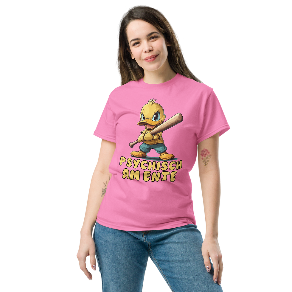 Miniaturbild: Unisex classic tee Lustige Ente Mit Spruch