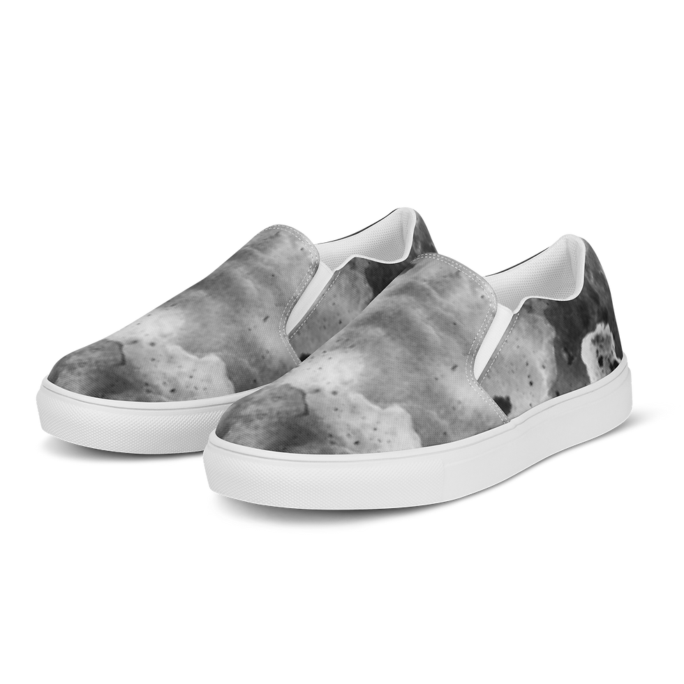 Miniaturbild: Men’s slip-on canvas shoes GREY ART(IST)DESIGN