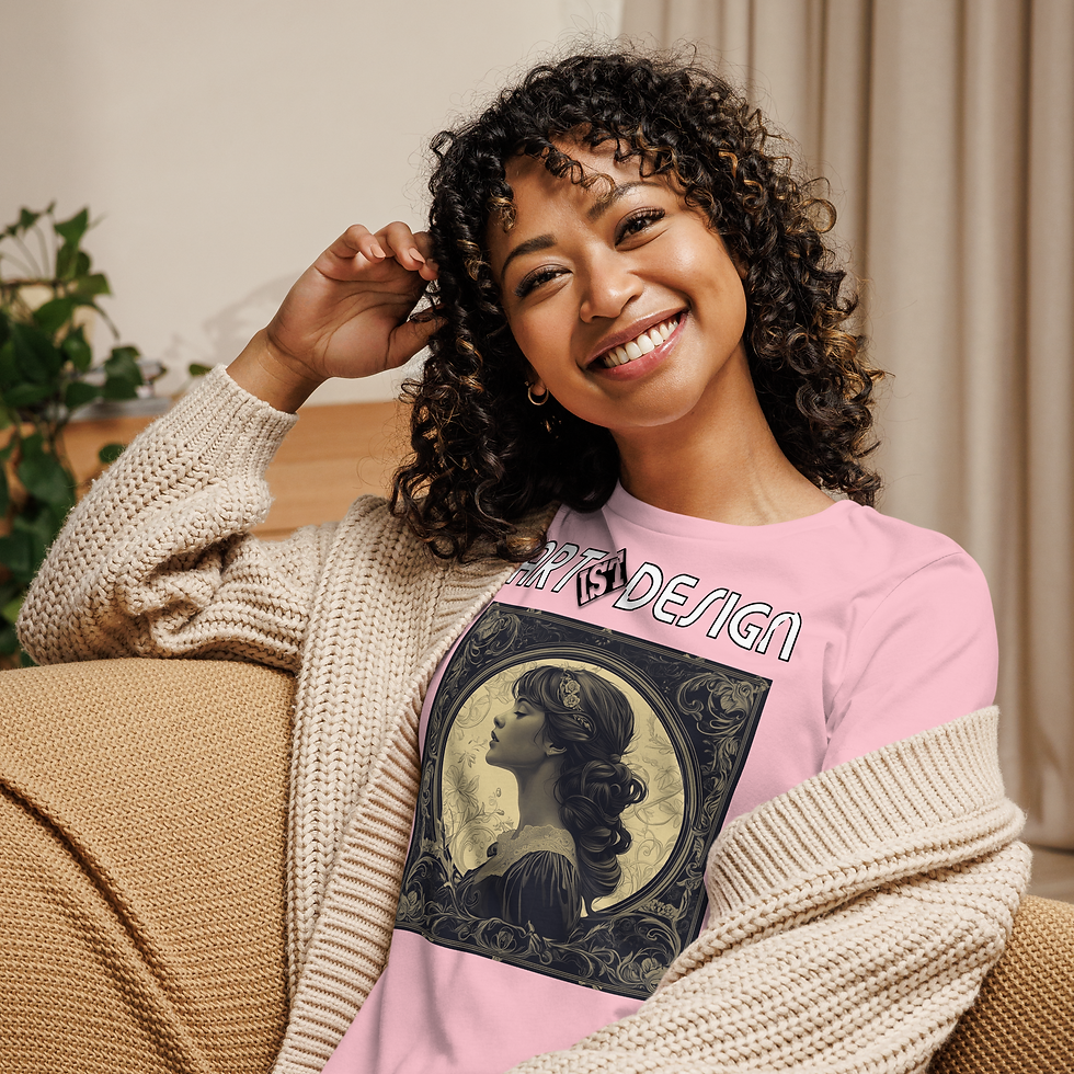 Miniaturbild: Women's Relaxed T-Shirt JUGENDSTIL
