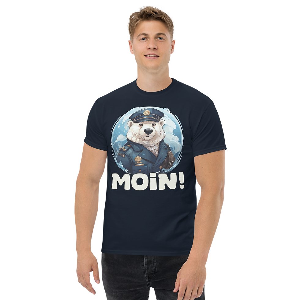 Miniaturbild: Men's classic T Shirt MOIN SEEBÄR