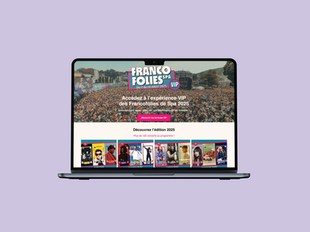 page web francofolies vip