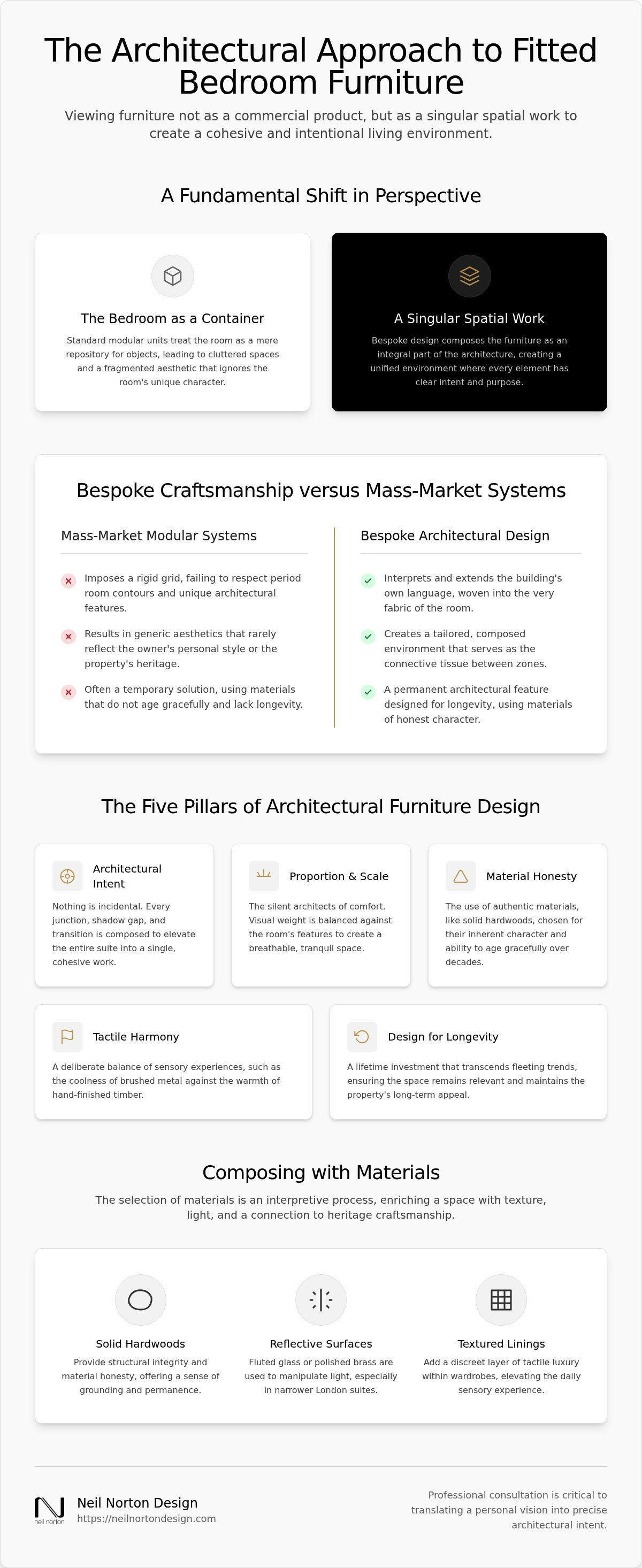 Fitted bedroom furniture design London