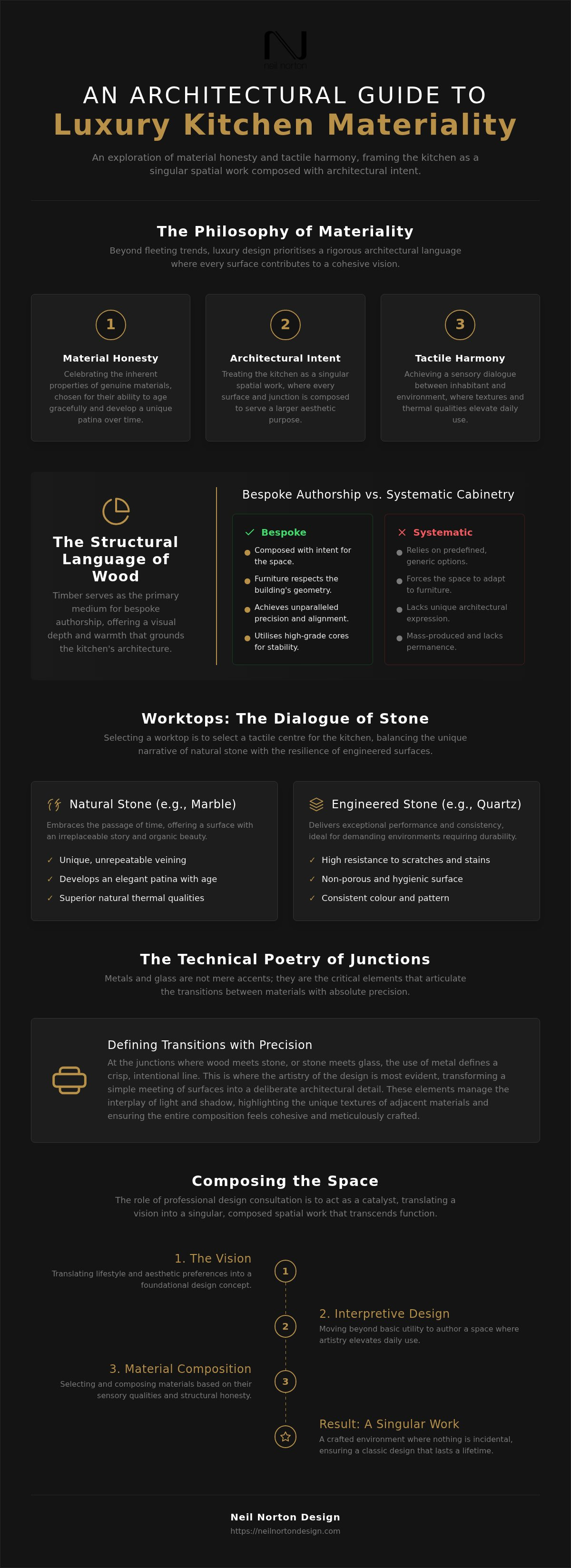 Luxury kitchen materials guide
